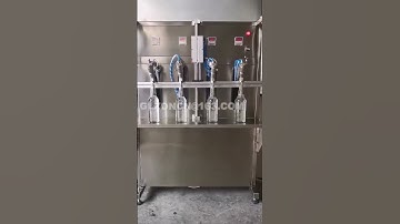 Automatic 4-mouth glass bottle filling line # Beer equipment # Filling machine # Filling line