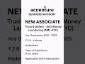Accenture Hiring Freshers | Business Advisory New Associate | AML-KYC | Hyderabad Jobs 2025#shorts