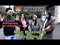 M.Sc Business Analytics students interview | University of Exeter | Total fees after scholarship ??