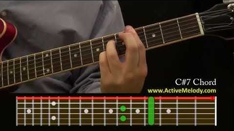 How To Play a C#7 (Sharp) Chord On The Guitar