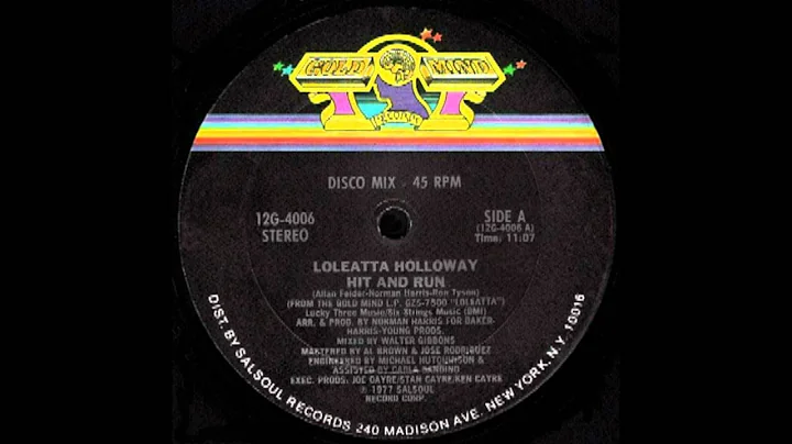 Loleatta Holloway - Hit and Run (Walter Gibbons 12...