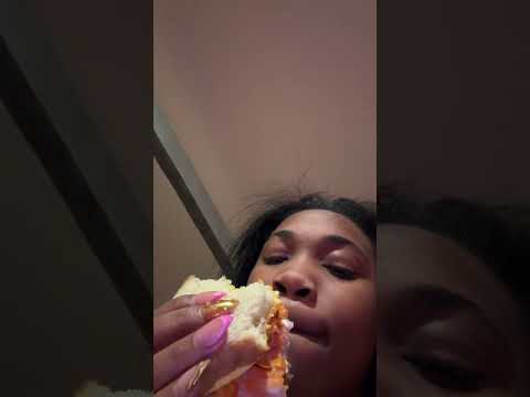 Eating A Sandwich
