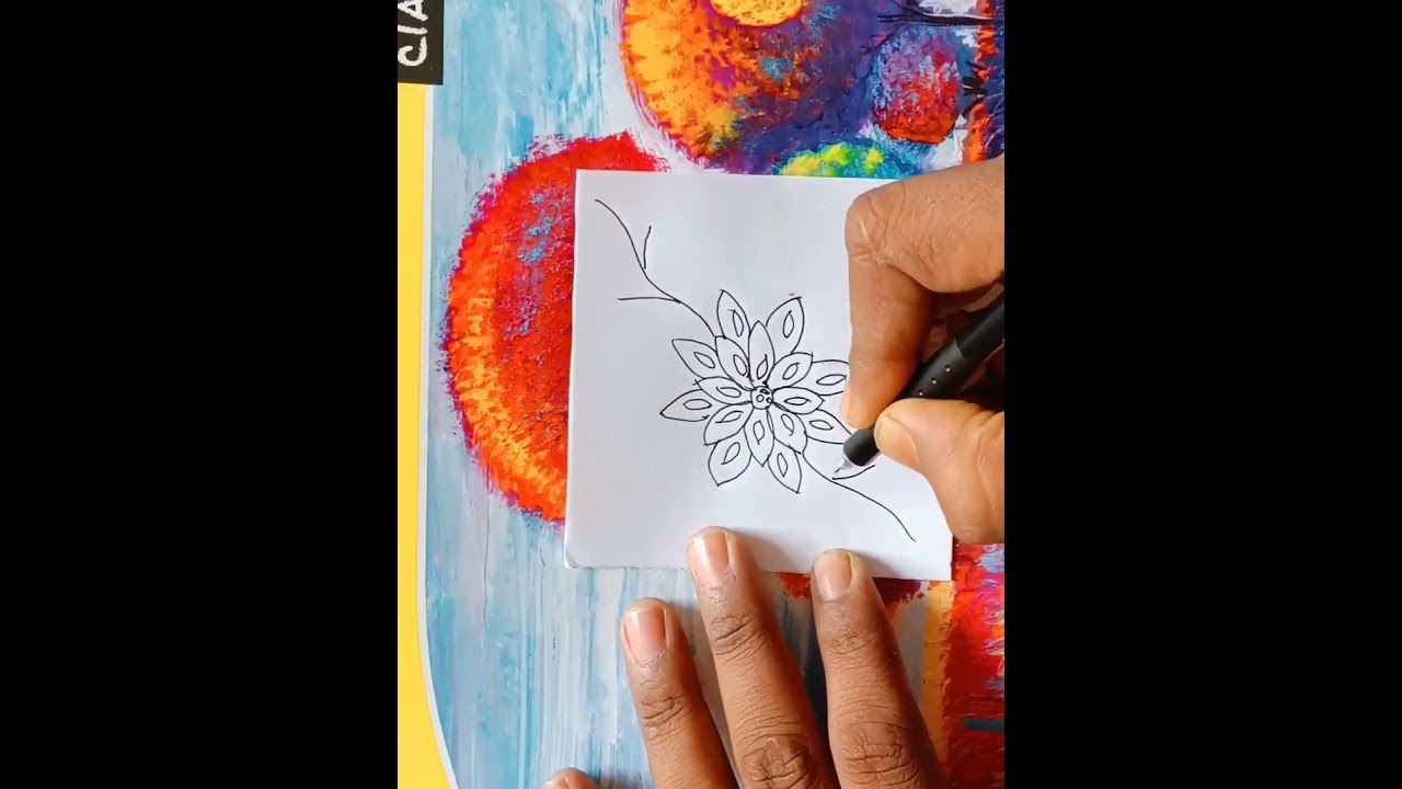 drawing flawer easily 