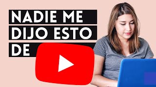 CRECER EN YOUTUBE: 7 COSAS QUE NADIE TE DICE   (Mitos de Youtube)