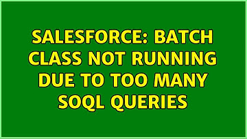 Salesforce: batch class not running due to too many soql queries