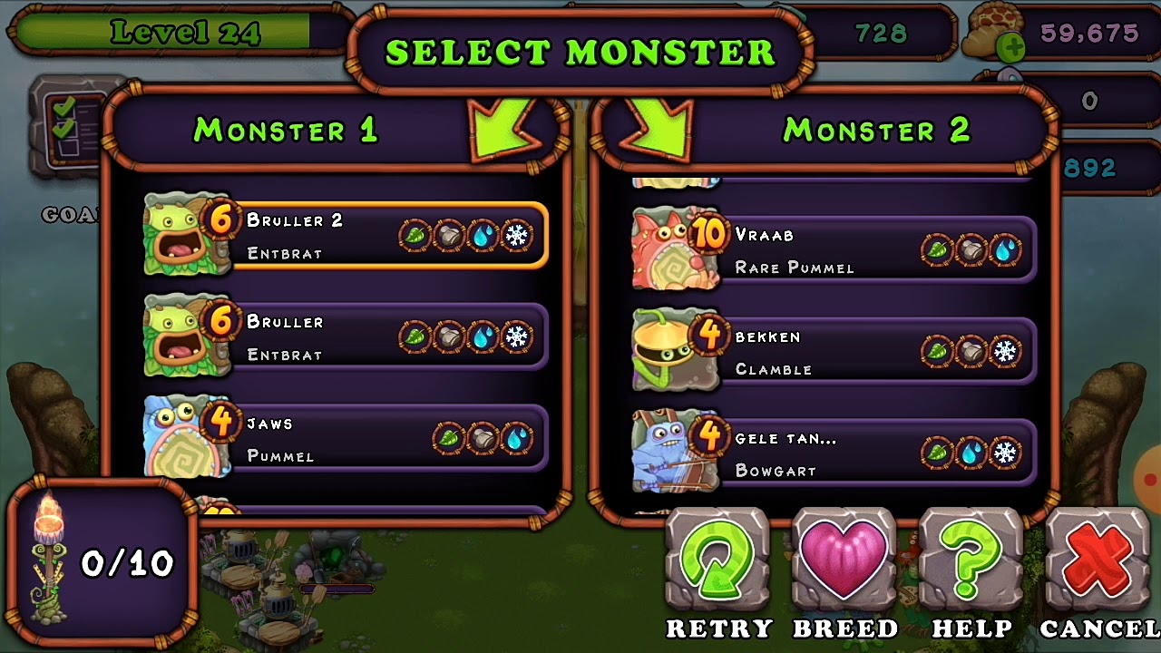 How to breed an epic noggin, plant island. [My Singing Monsters #14