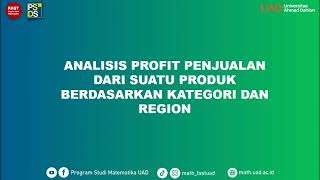 Final Project Kelas Dasar 3.0 Kelompok 4  | Pusat Studi Data Science | Matematika FAST UAD