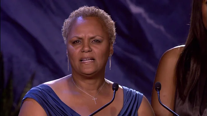 Regina Tisdale and Family Acceptance Remarks at th...