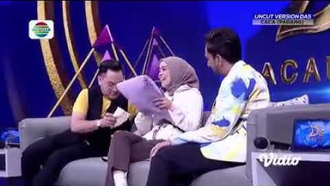 Lesti menangis histeris saat Caca bawakan lagu bumipun turut menangis!!!😱