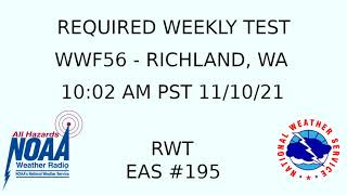 NWS Pendleton RWT - WWF56 - EAS #195 - 10:02 AM PST 11/10/21
