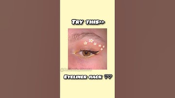 Eyeliner hack😍❤️ #eyeliner #aesthetic #trending #shorts #tutorial #hacks #makeup #foryou #fypviralシ