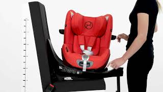 How to use the Belt Holder I Sirona Z2 i-Size Car Seat I CYBEX