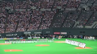 20130719 札幌ドーム マツダオールスターゲーム2013 監督コーチ選手登場