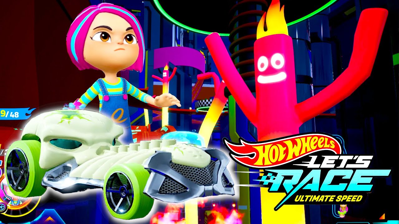 Hot Wheels Let's Race Ultimate Speed ​​– Brights – Skull Crusher – Racing Camp – Уровень сложност...