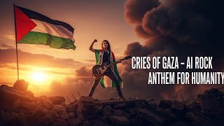 “Cries of Gaza” – AI Rock Anthem for Humanity (Female Vocal) screenshot 2