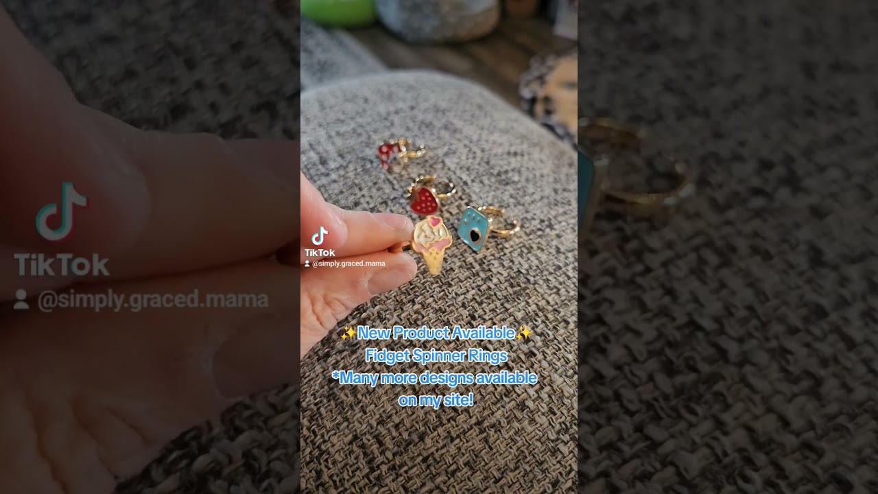 Fidget Spinner Rings - New to our shop! 