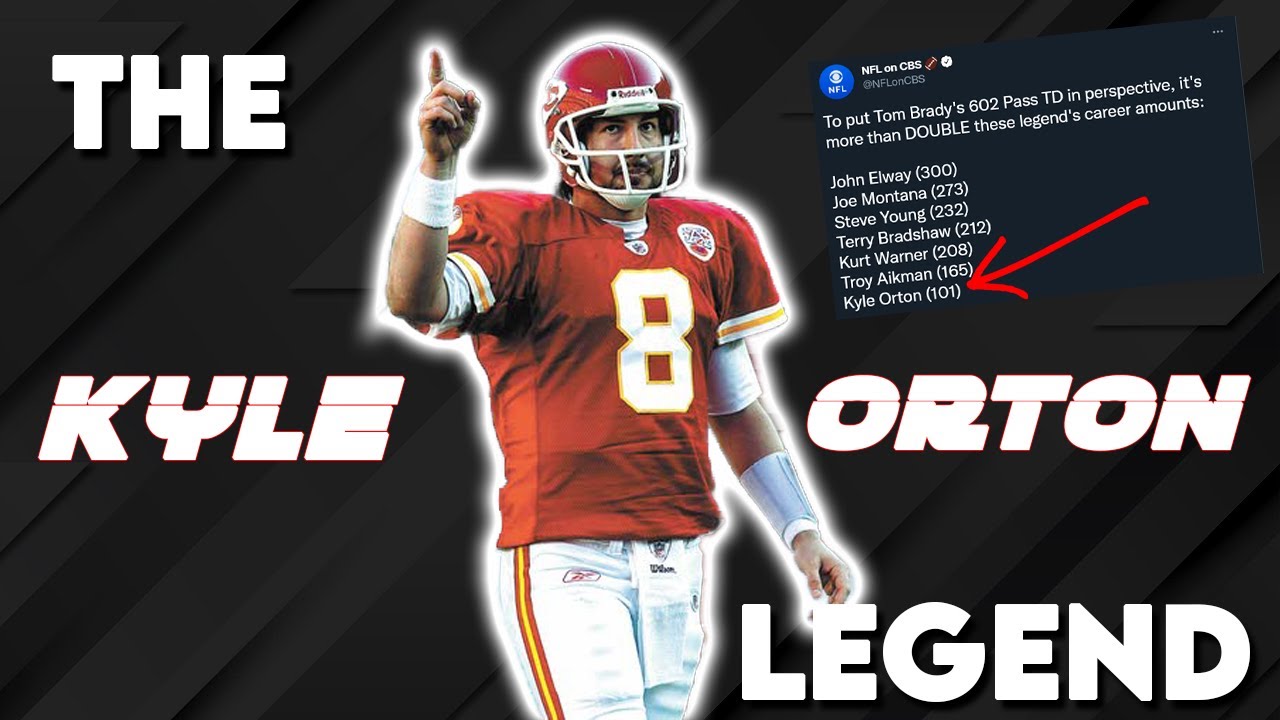 CBS lists Former NFL and Purdue QB Kyle Orton as a LEGEND in Tom Brady 600 TD tweet