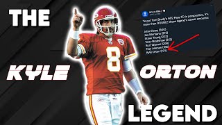 CBS lists Former NFL and Purdue QB Kyle Orton as a LEGEND in Tom Brady 600 TD tweet