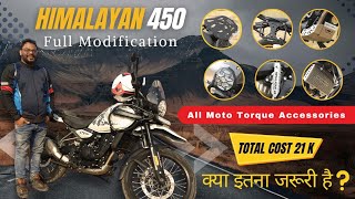 New Himalayan 450 Full Modification||Moto Torque Accessories||Price & Details Information||