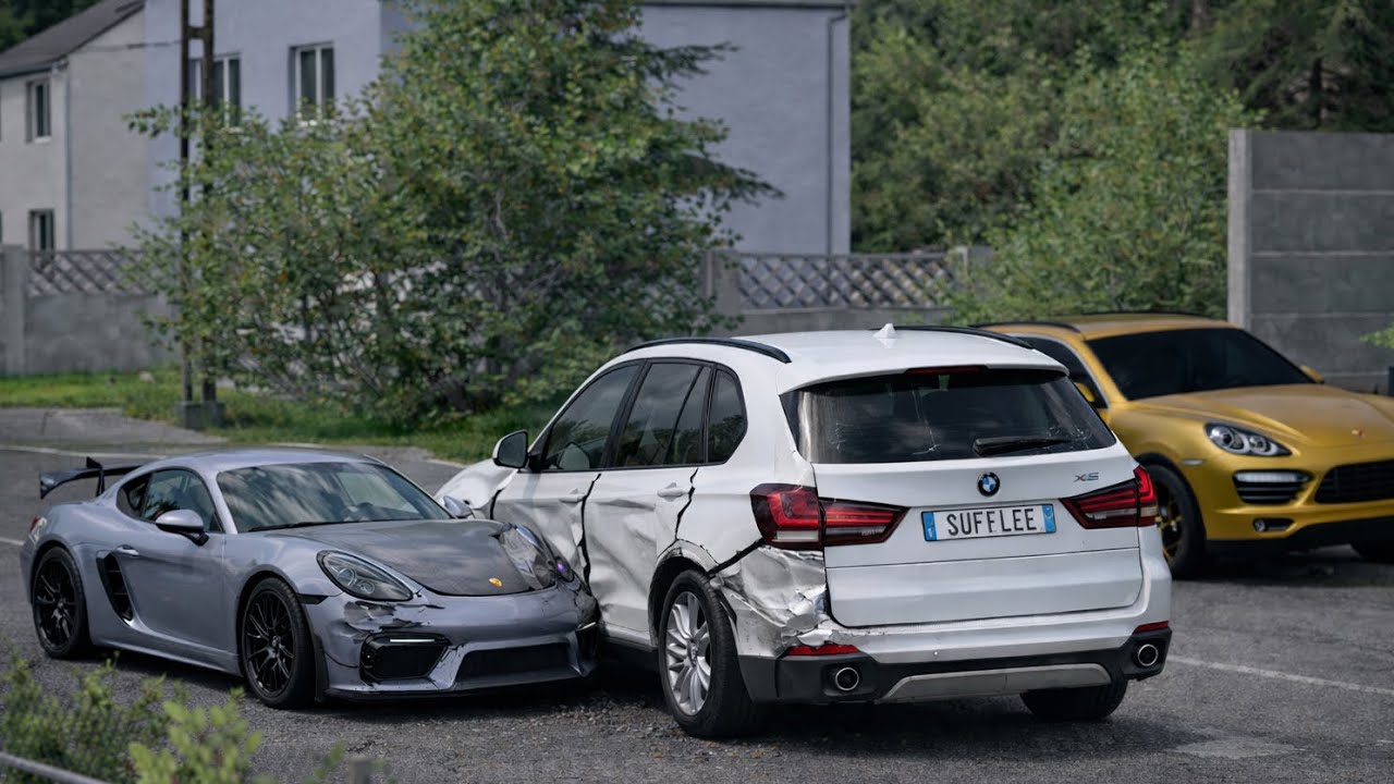 Realistic Car Crashes #4-BeamNG Drive 