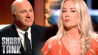 Shark Tank US | Shower Toga Entrepreneur Puts Kevin O'Leary In TimeOut!