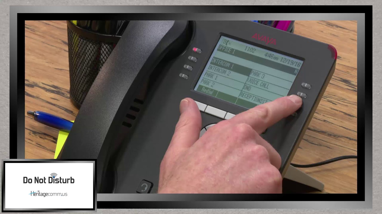 Using the Do Not Disturb Feature on Your Avaya Phone YouTube