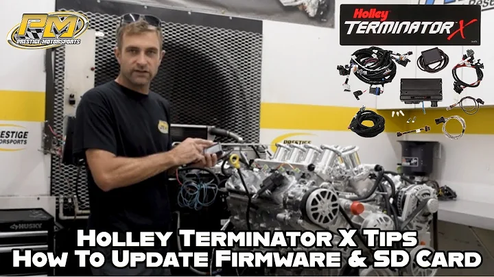 Holley Terminator X Tuning Tips! How To Update Firmware in ECU & SD Card in Handheld at Prestige