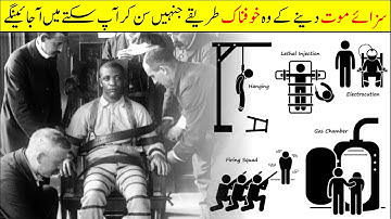 Shocking Ways Death Penalty is Used Around the World | Execution Methods | Hindi/Urdu