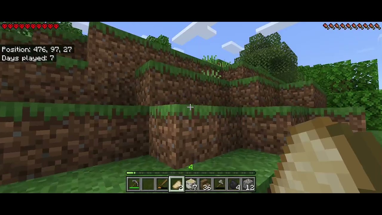 Minecraft on hard mode for the first time with my friend day 1 - YouTube