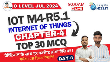 Chapter-4|| Things and Connections || Chapter wise MCQ || O Level Internet of Things (M4-R5.1)