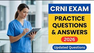 Crni Exam Practice Questions 2026 Master Infusion Nursing Certification Standards