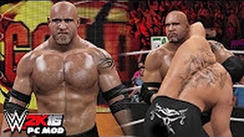WWE 2K16 PC Mods - Goldberg Character Mod with All Graphics and Titantron!