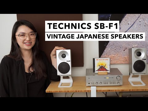Technics テクニクス SB-F35 。 Technics SB-F3 vintage Pair Linear Phase Speakers In Great Working