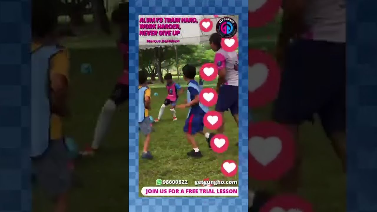 Get GungHo Football School Training - Work Hard ⚽️ 