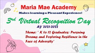 MMA Virtual Recognition Ceremony - Grades 4 and 5 - SY 2021-2022