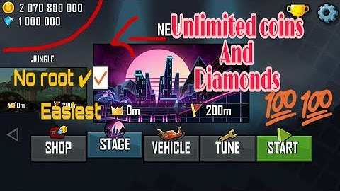 GET UNLIMITED COINs AND DIAMONDs IN HILL CLIMB RACING| [No root] {easiest}#hillclimbracing