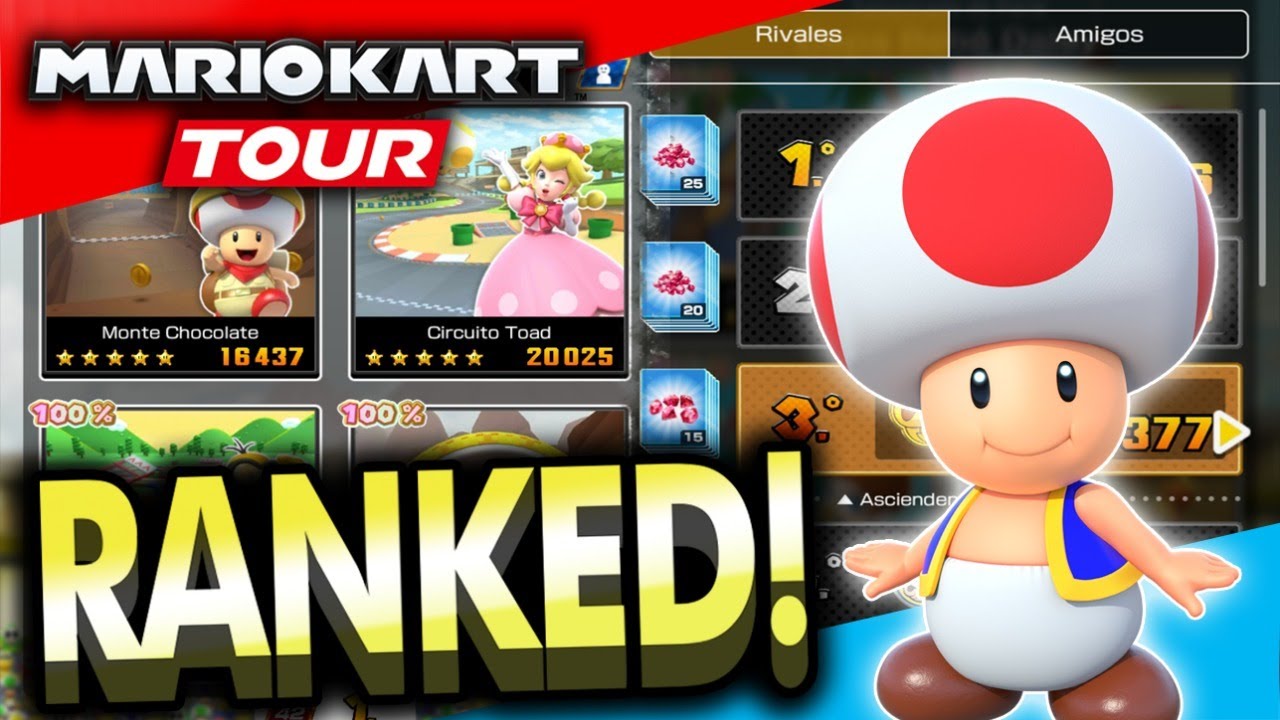 Ranked Copa Toad en Mario Kart Tour! 🏆 YouTube