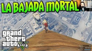 GTA V PARKOUR EN BICI, EL RETO DE LA BAJADA MORTAL! QUIEN GANARA? xFaRgAnX