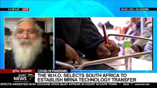 COVID-19 vaccine | Establishment of the first mRNA technology transfer hub in SA: Prof Adrian Puren