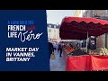 Market day in Vannes, Southern Brittany, France
