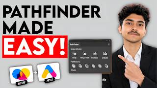 Master Pathfinder in Adobe Illustrator | 5 Powerful Tools You Must Know! 🔥