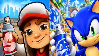 Subway Surfers vs Sonic Dash Run – Ultimate Endless Runner Challenge! 🔥 screenshot 1
