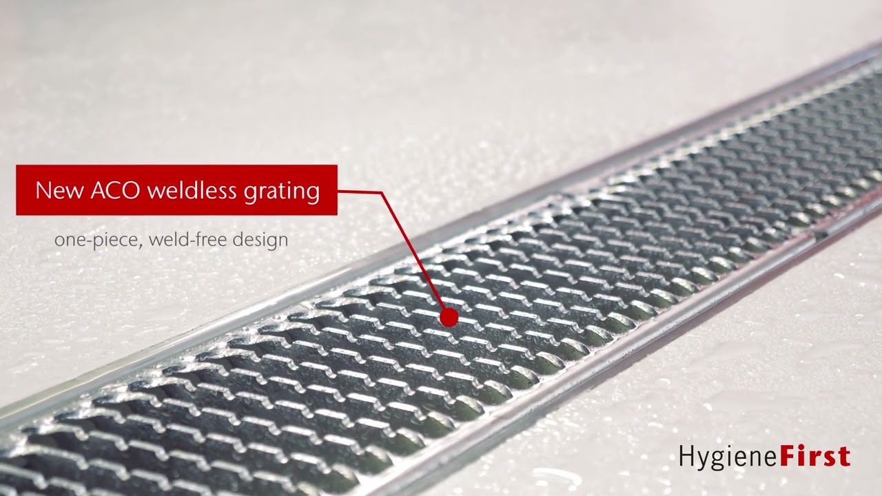 ACO weldless ladder grating