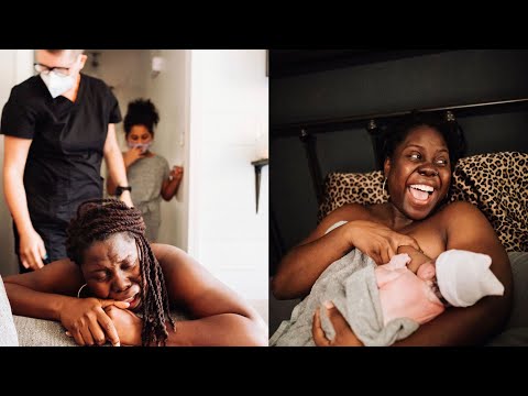 Our Emotional Unmedicated Home Water Birth! VLOG