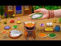 Best miniature indian cooking tutorial  1000 street food recipe  tiny foodkey