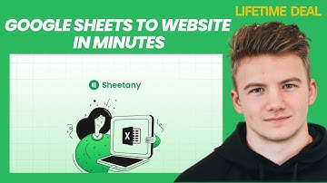 Sheetany Lifetime Deal I Turn Your Google Sheets into a Fully Functional Website without Code