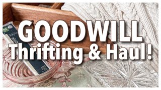 GOODWILL WAS STOCKED! THRIFT WITH ME FOR HOME DECOR ~ THRIFTING + THRIFT HAUL