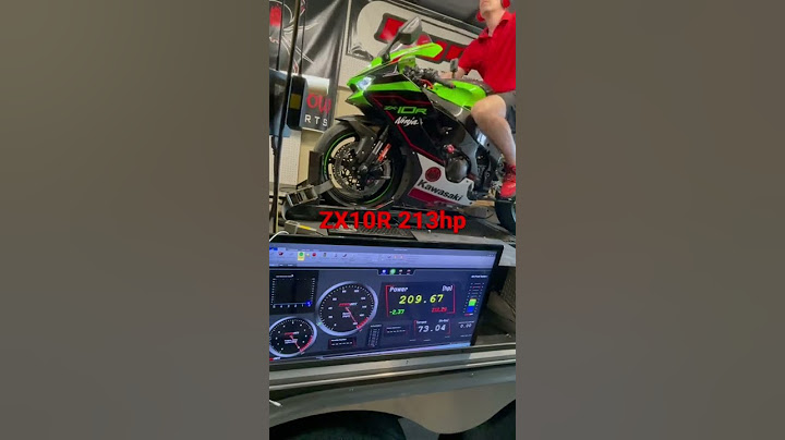 ZX10R 2024 213hp Dyno