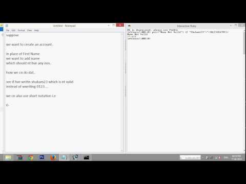 Ruby Learning - Decision Making Using Regular Expression