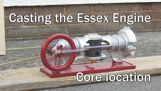 Metal Casting at Home Part 126. Core Location for Essex Engine.